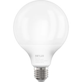 RETLUX RLL 444 LED žárovka big globe G95 E27 15W, teplá bílá 50005758