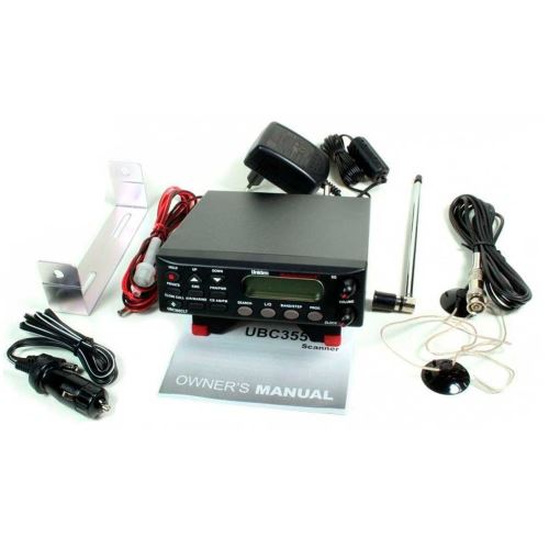 Uniden UND355-SPB UBC355CLT Stolní radiový skener s příslušenstvím