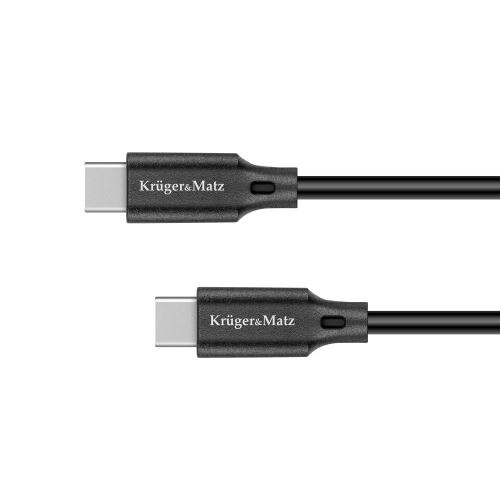 USB Type C - USB Type C kabel 100 W 1 m Kruger & Matz Basic černý KM1260