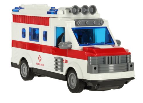 KIK KX4392 Dětská ambulance na dálkové ovládání v měřítku 1:30