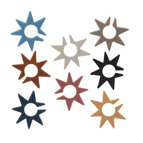 Orion Rozlišovače na sklenice hvězdy 8 ks - mix 832909