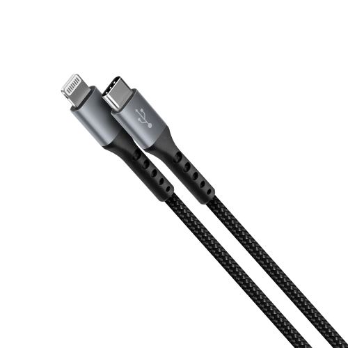 Kruger&Matz KM1267 USB kabel typu C - Lightning C94 MFi zástrčka 1m