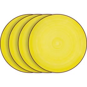 LAMART LT9056 Set žlutých dezertních talířů 4 ks HAPPY 42004689