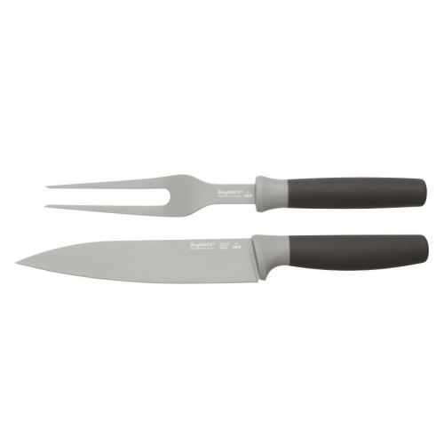 Příbor porcovací s nepřilnavým povrchem vidlička + nůž LEO Berghoff BF-3950095