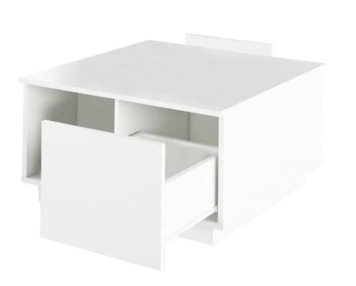 Kondela 238059 Konferenční stolek bílá DALAN dřevotříska 74 x 74 x 40 cm