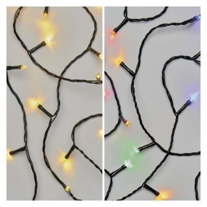 EMOS Lighting LED vánoční řetěz 2v1 D4AH01, 10 m, venkovní i vnitřní, teplá bílá/multicolor 1550043003