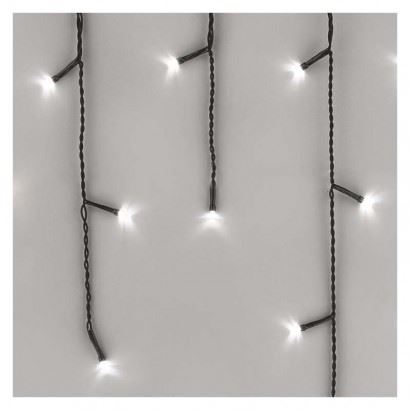 EMOS Lighting D1CC01 Standard LED spojovací vánoční řetěz – rampouchy, 2,5 m, venkovní, studená bílá 1550012003