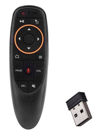 KIK Dálkové ovládání G10 SMART TV BOX s mikrofonem X9 černé KX5656