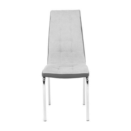 Kondela 201226 Jídelní židle šedá, chrom GERDA NEW