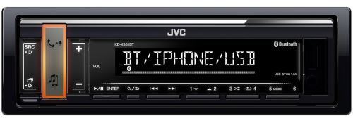 JVC KDX-361BT Autorádio BT, USB, FM černé JVC0108