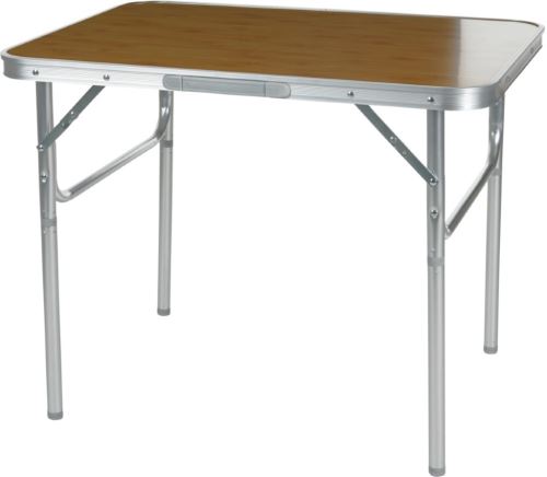 PROGARDEN KO-X35000420 Kempingový stůl skládací 75 x 55 x 60 cm hnědý