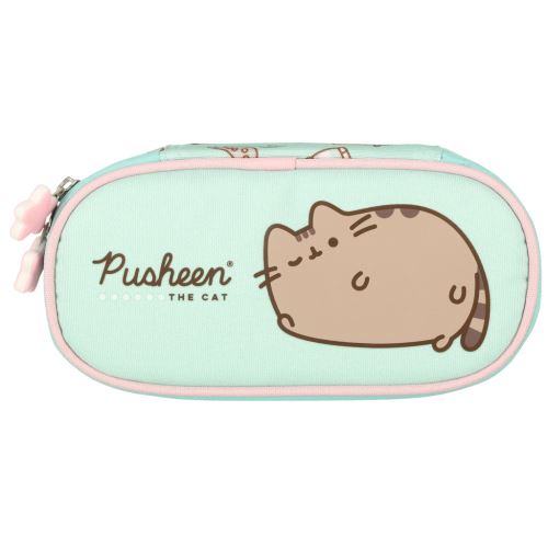 KIK KX3766_1 Polstrovaný penál s chlopní Pusheen Mint