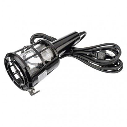 Emos P4203 Montážní lampa (přenosné světlo na žárovku) do zásuvky, 5 m, černá 1449000030