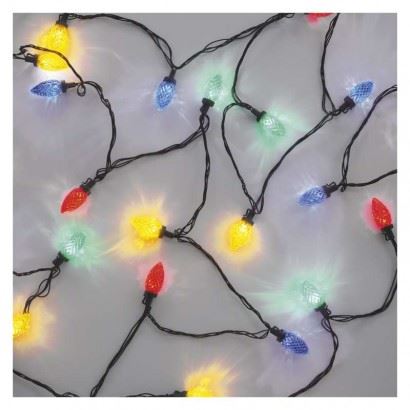 Emos D5ZM01 LED vánoční řetěz, barevné žárovky, 9,8 m, multicolor, multifunkce 1550054011