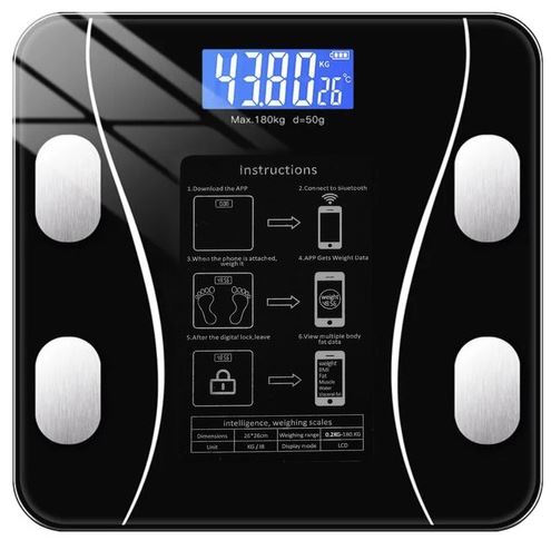 Ruhhy 22525 LCD koupelnová váha - analytická černá 17269