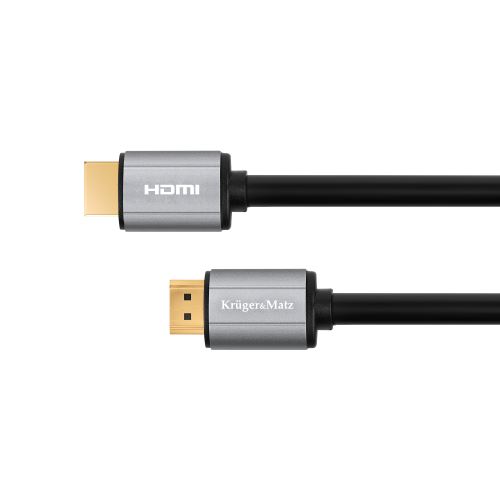 Kabel HDMI-HDMI 1,8 m Kruger & Matz Basic šedý KM1204