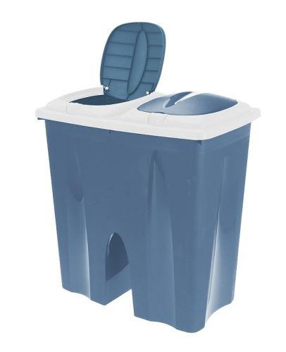 Odpadkový koš na tříděný odpad 2 x 25 l modrá EXCELLENT KO-Y54230710mo