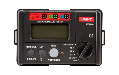 Digitální RCD tester Uni-T UT582 + černý MIE0376