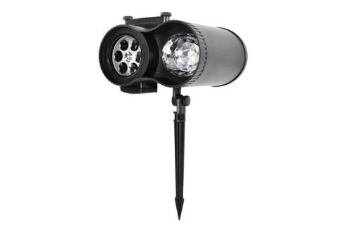Iso Trade 9565 LED Projektor venkovní 12 motivů s dálkovým ovladačem černý 14072