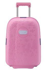 KIK KX3964_1 Růžový cestovní kufr pro děti