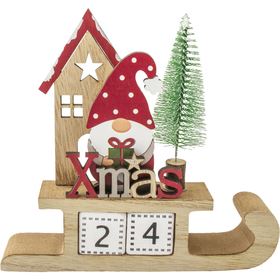 RETLUX RXL 457 Vánoční dřevěná dekorace - sáňky 50005623