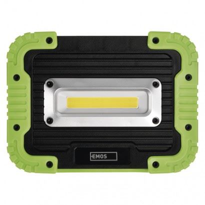 Emos COB LED nabíjecí pracovní reflektor P4533, 1000 lm, 4400 mAh, černo-zelená 1450000300
