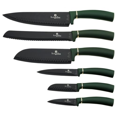 Sada nožů s nepřilnavým povrchem 6 ks Emerald Collection BERLINGERHAUS BH-2511