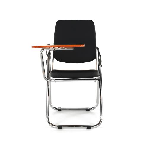 Kondela 255201 Židle s deskou na psaní černá, přírodní SONER