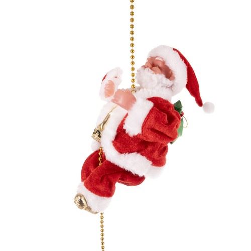 Ruhhy 22502 Vánoční dekorace Santa na laně 17020