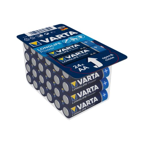 Alkalická baterie VARTA LR06 HIGH ENERGY Longlife Power 24 ks / krabice modré BAT0289