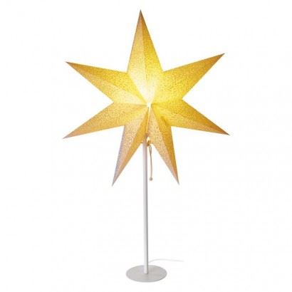 Emos Vánoční hvězda papírová s bílým stojánkem DCAZ14, 45 cm, vnitřní 1550005013