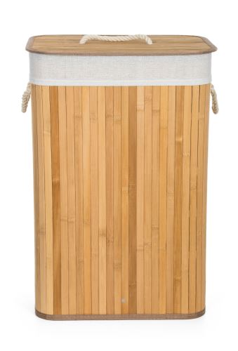 G21 6355515 Koš na prádlo 72 l bambusový hnědý