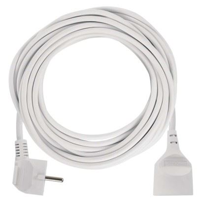 Emos Prodlužovací kabel 10 m P0110R, 1 zásuvka, bílý, PVC 1901011004