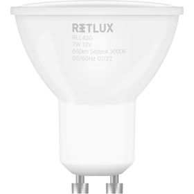 RETLUX RLL 420 LED žárovka reflektorová GU5.3 7W 12V, teplá bílá 50005563