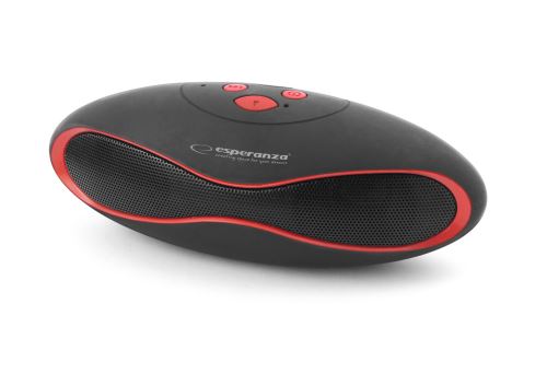Esperanza Bluetooth reproduktor s FM rádiem Trival 3W EP117KR černo-červený