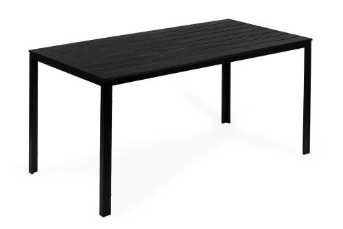 MODERNHOME SAK-156 BLACK Zahradní cateringový stůl 156 x 78 cm černý