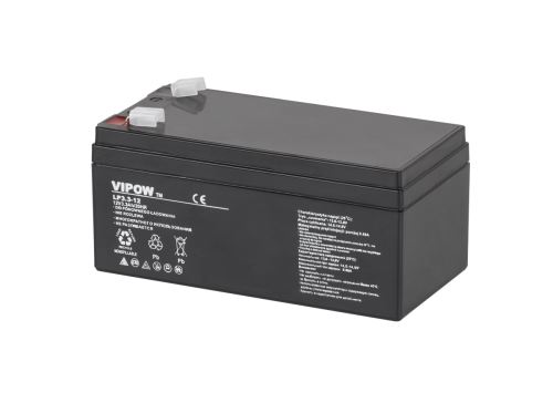 VIPOW gelová baterie 12V 3,3Ah černá BAT0219