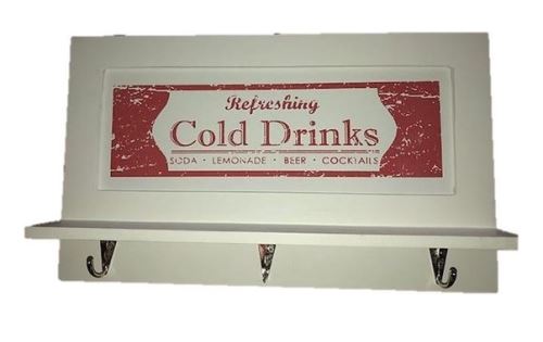 Indecor Věšák dřevěný Cold Drinks X01714