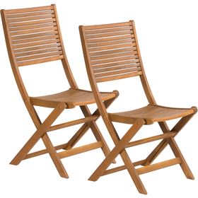 FIELDMANN Skládací židle 2ks FDZN 4012-T dřevěné 50001892