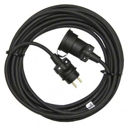Emos Venkovní prodlužovací kabel 20 m PM0503, 1 zásuvka, 230V, černý 1914031200