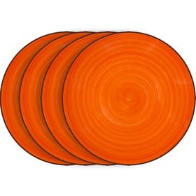 LAMART LT9057 Set oranžových dezertních talířů 4 ks HAPPY 42004690