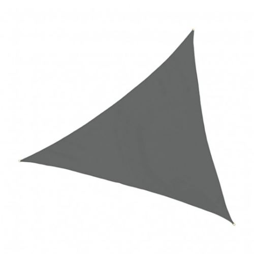 Mirpol Trojúhelná sluneční plachta v šedé 3x3x3m ŻAGIEL 3X3X3 A