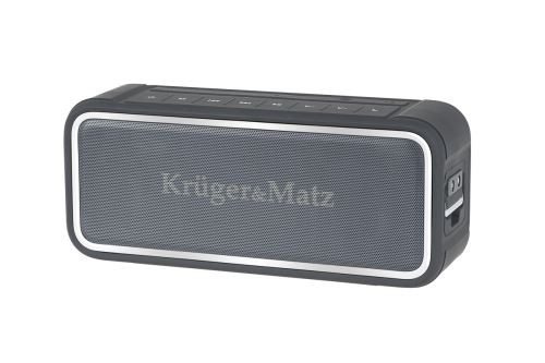 Kruger&Matz Discovery XL Přenosný voděodolný Bluetooth reproduktor, šedý KM0523XL
