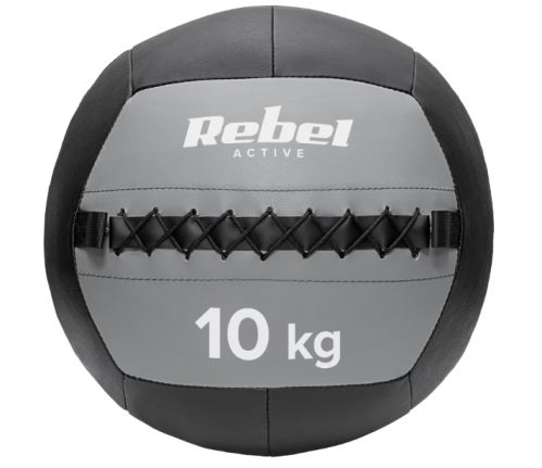 REBEL RBA-3107-10 ACTIVE Medicinbal na cvičení 10 kg černá
