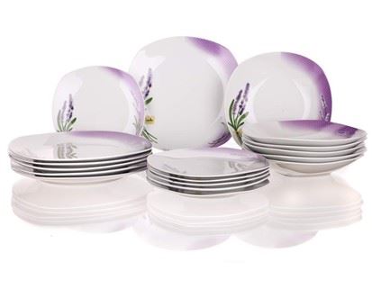 Banquet Sada porcelánových talířů Lavender 18 ks 60L0118D