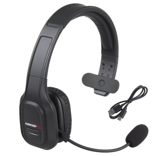 Audiocore AC864 sluchátka Bluetooth s mikrofonem černé 74452