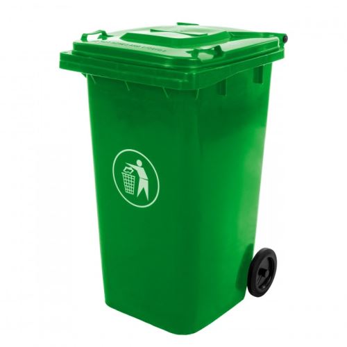 Mirpol GT-240H ZIELONY Plastová popelnice na komunální odpad 240 l zelená