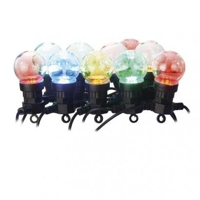 EMOS LED světelný řetěz – 10x párty žárovky DCPM01, 5 m, multicolor 1550004000
