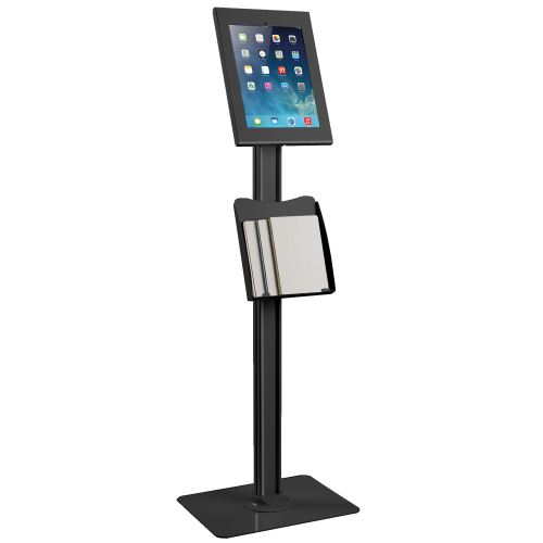 Maclean MC-867B Stojan na tablet Kiosk Floor Mount Lock System iPad Pro černý 74751