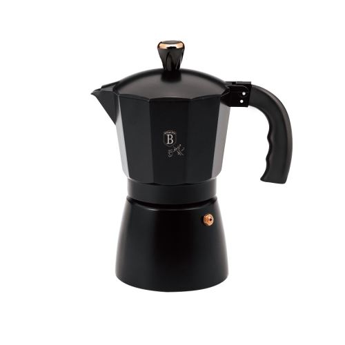 BERLINGERHAUS BH-8562 Konvice na espresso 9 šálků Black Rose Collection